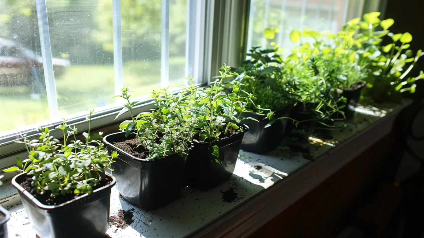 Windowsill Herb Garden